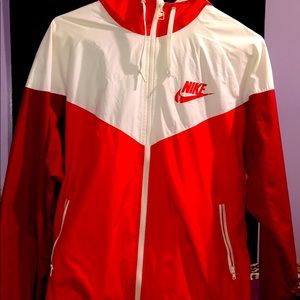 Red Nike Windbreaker